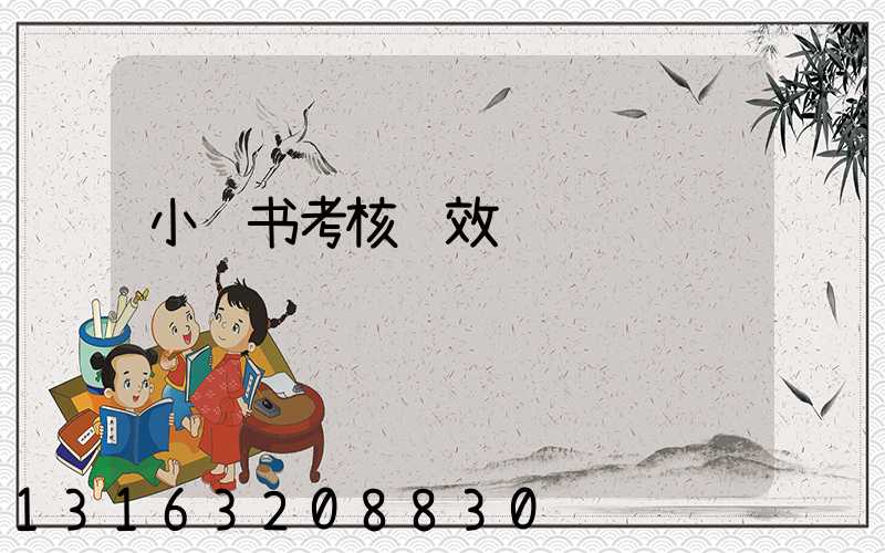 小红书考核绩效