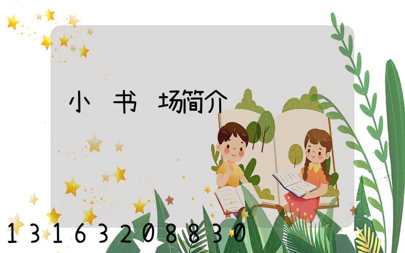 小红书职场简介