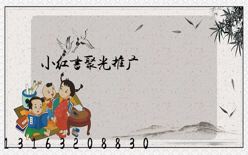 小红书聚光推广