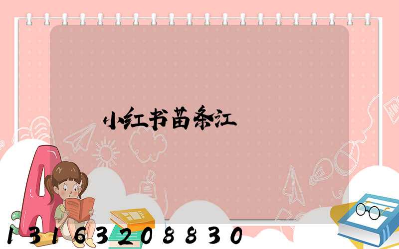 小红书苗条江