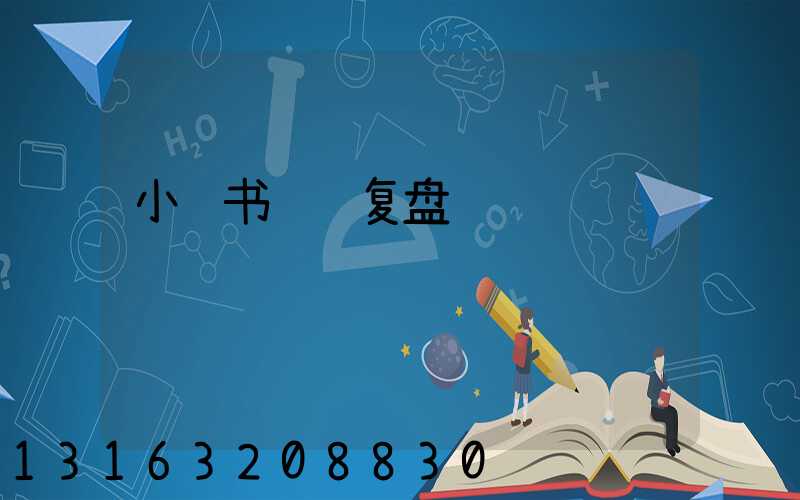 小红书营销复盘