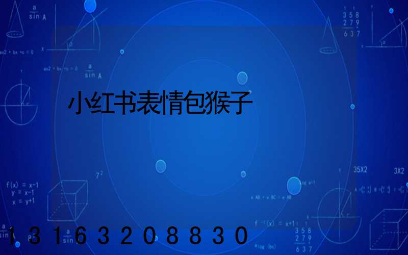 小红书表情包猴子