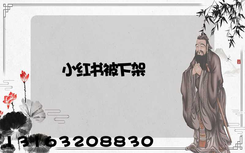 小红书被下架