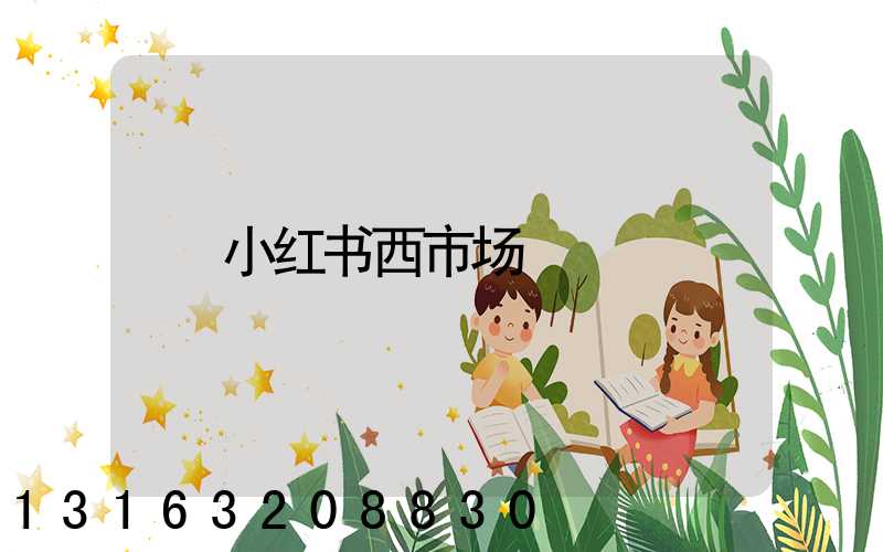 小红书西市场