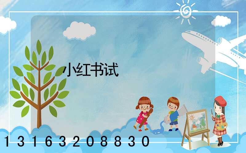 小红书试