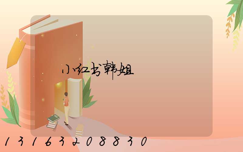小红书韩姐