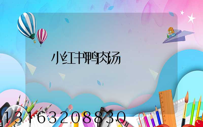 小红书鸭肉汤