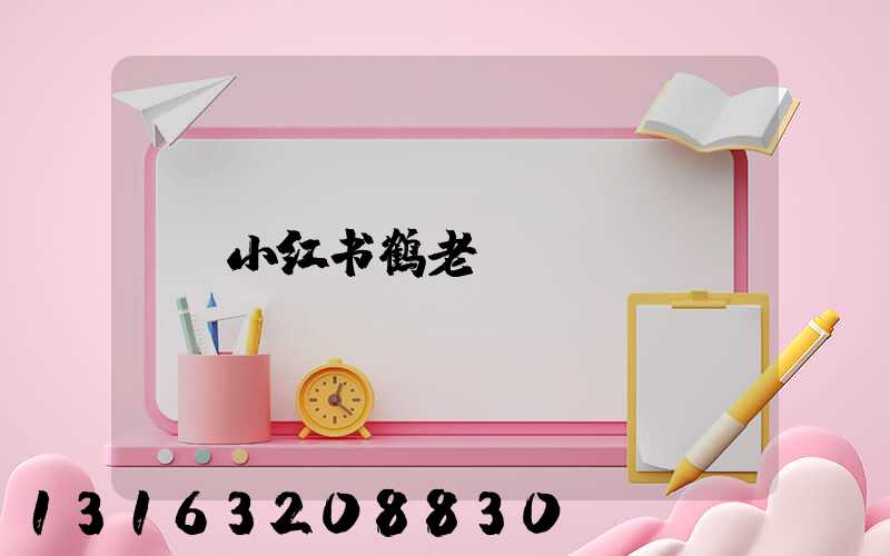 小红书鹤老师