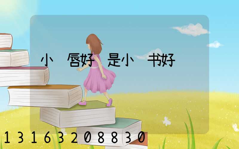 小红唇好还是小红书好
