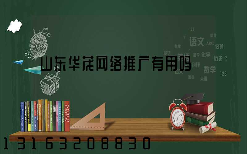 山东华茂网络推广有用吗