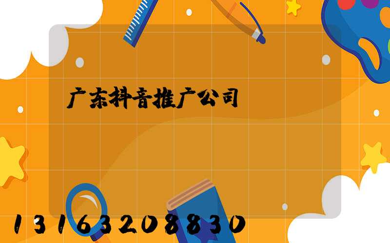 广东抖音推广公司
