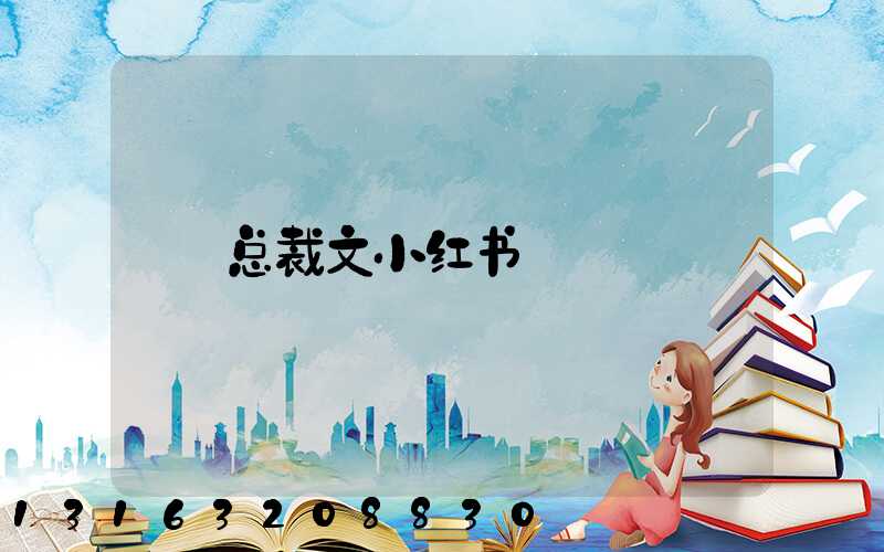 总裁文小红书