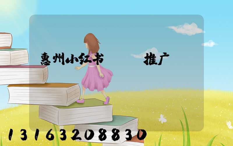 惠州小红书kol推广