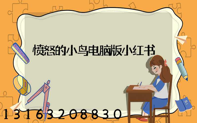 愤怒的小鸟电脑版小红书