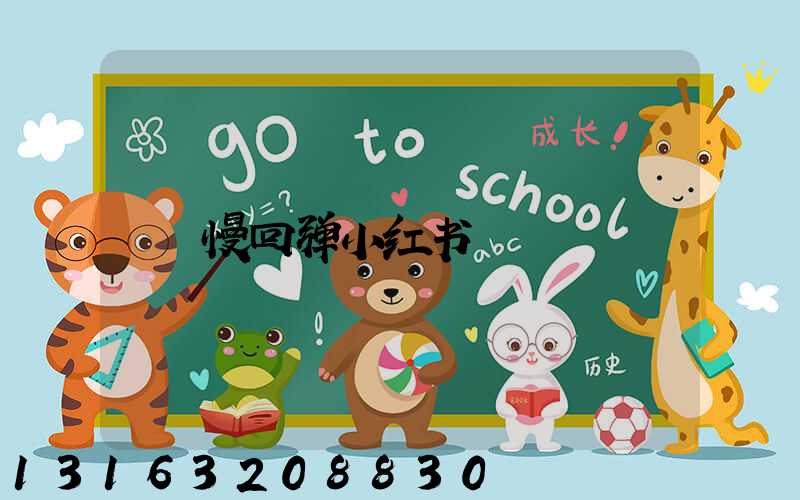 慢回弹小红书