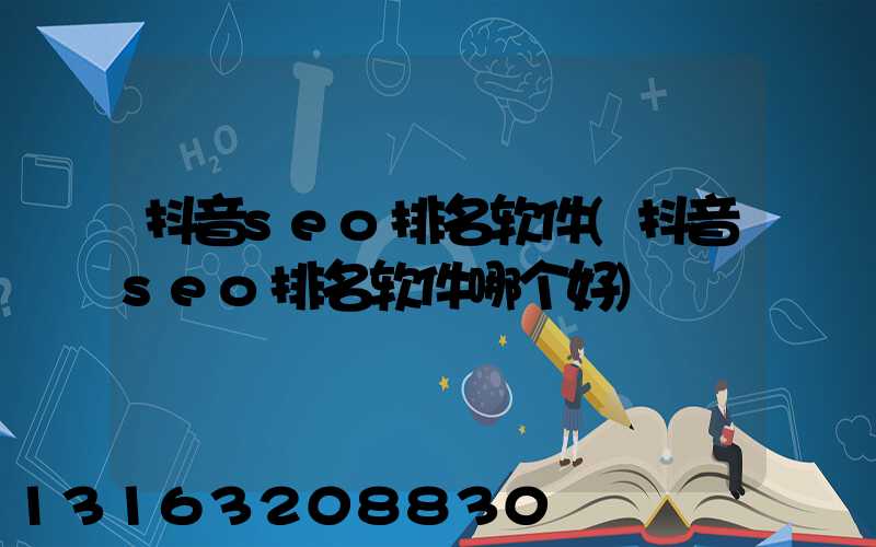 抖音seo排名软件(抖音seo排名软件哪个好)