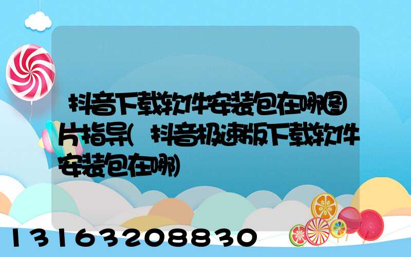 抖音下载软件安装包在哪图片指导(抖音极速版下载软件安装包在哪)