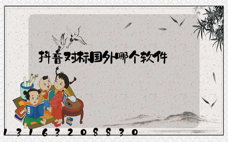 抖音对标国外哪个软件