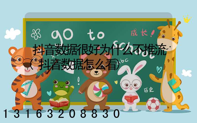 抖音数据很好为什么不推流(抖音数据怎么看)