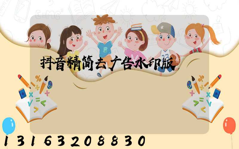 抖音精简去广告水印版