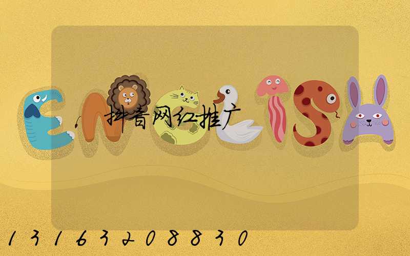 抖音网红推广
