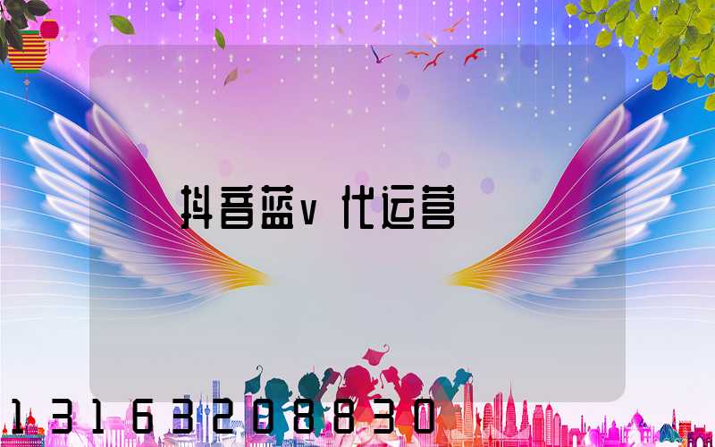 抖音蓝v代运营