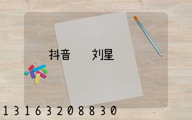 抖音运营刘星