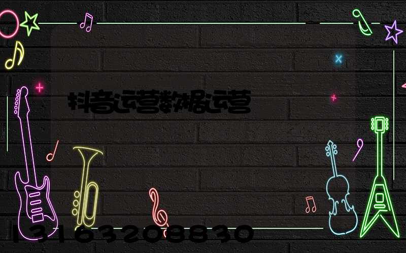 抖音运营数据运营