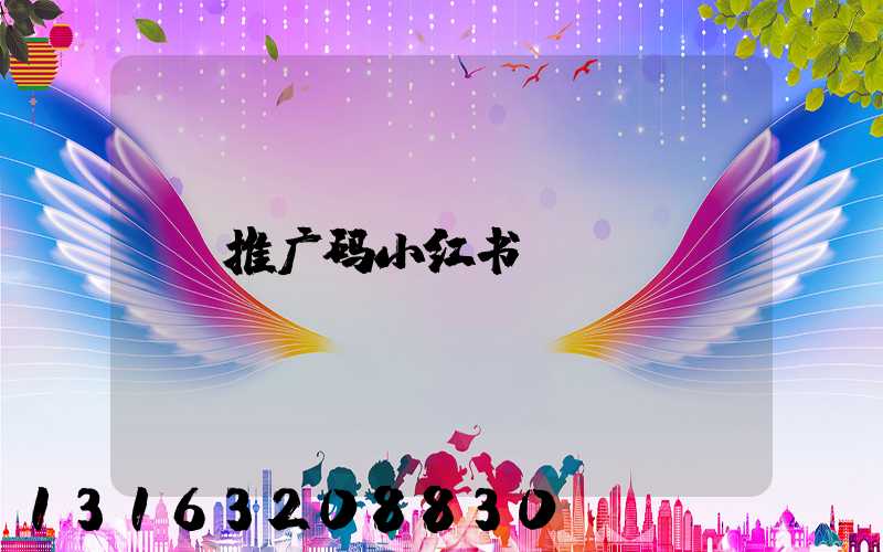 推广码小红书