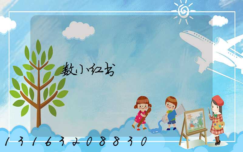 数小红书