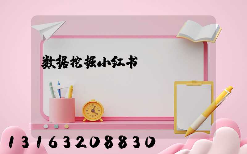 数据挖掘小红书