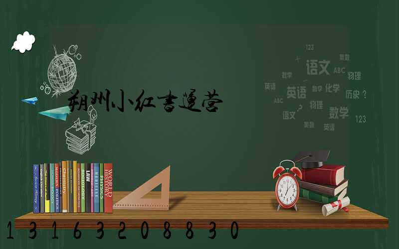 朔州小红书运营