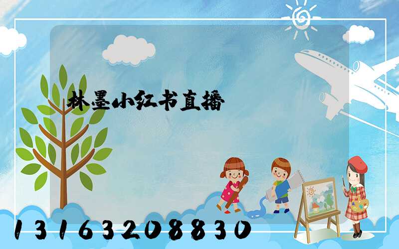 林墨小红书直播
