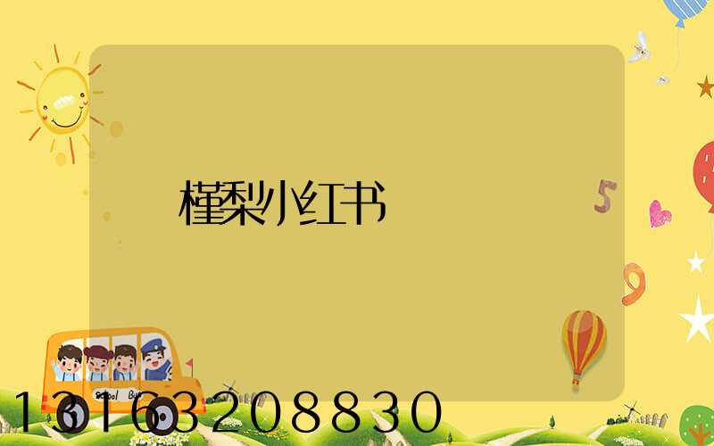 槿梨小红书