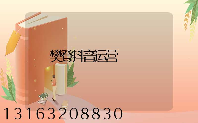 樊登抖音运营