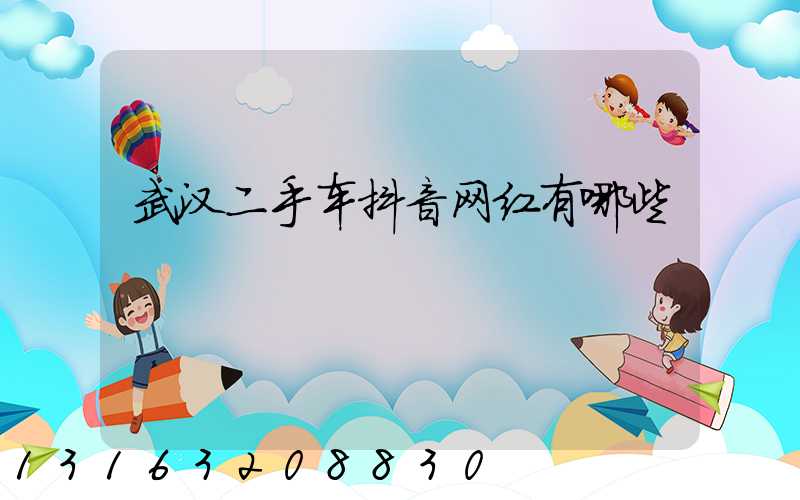 武汉二手车抖音网红有哪些