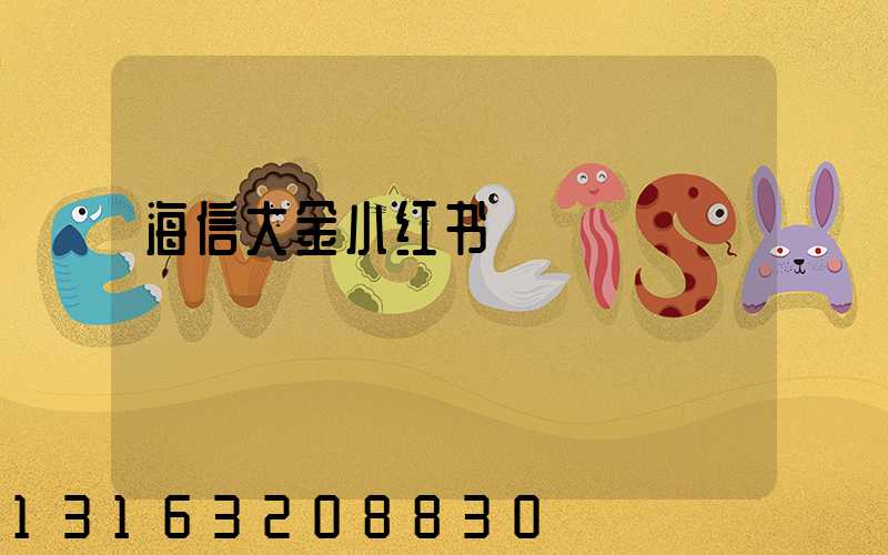 海信大金小红书