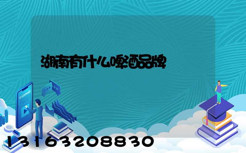 湖南有什么啤酒品牌