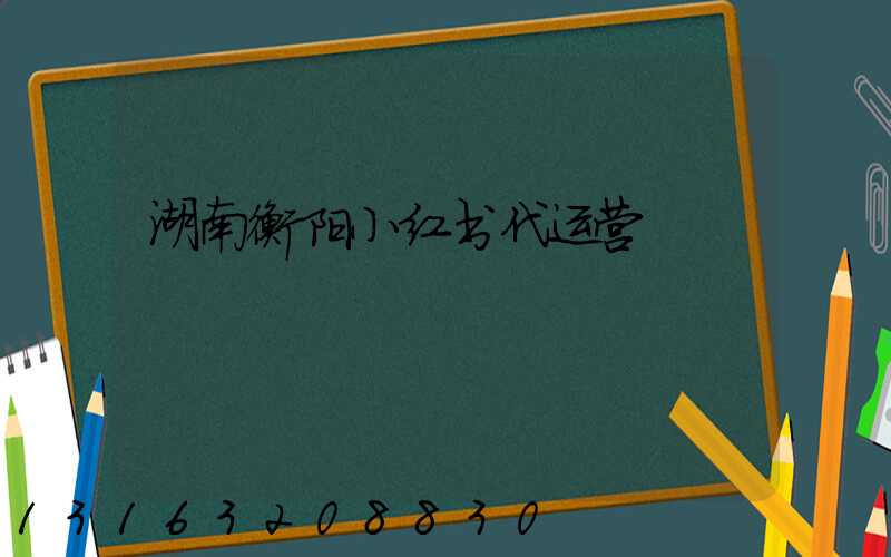 湖南衡阳小红书代运营
