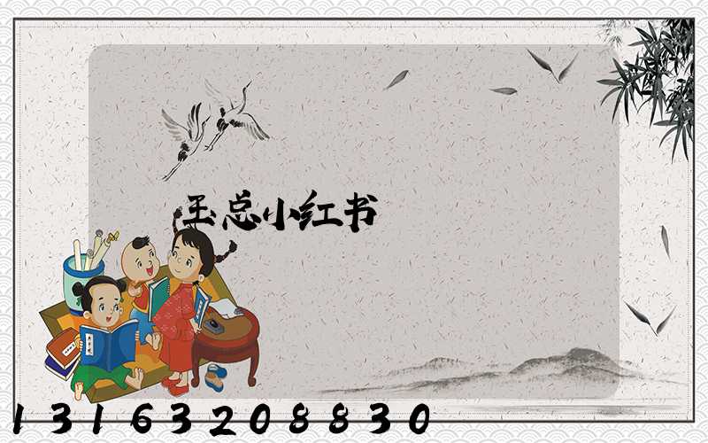 玉总小红书