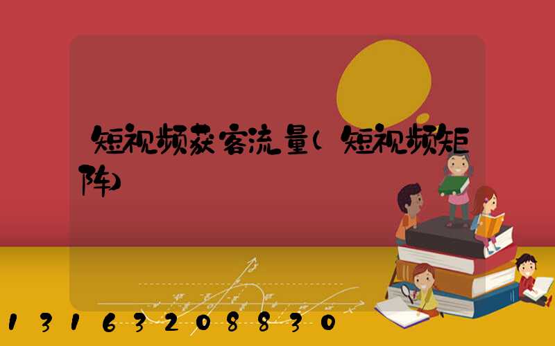 短视频获客流量(短视频矩阵)