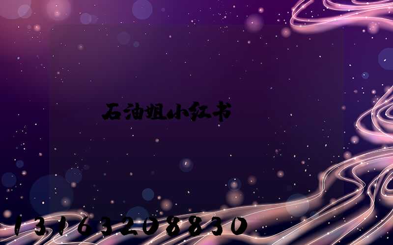 石油姐小红书