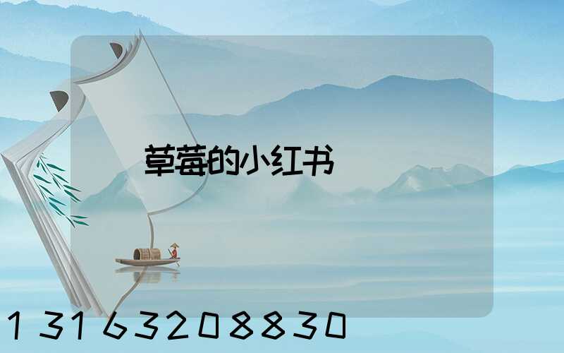 草莓的小红书