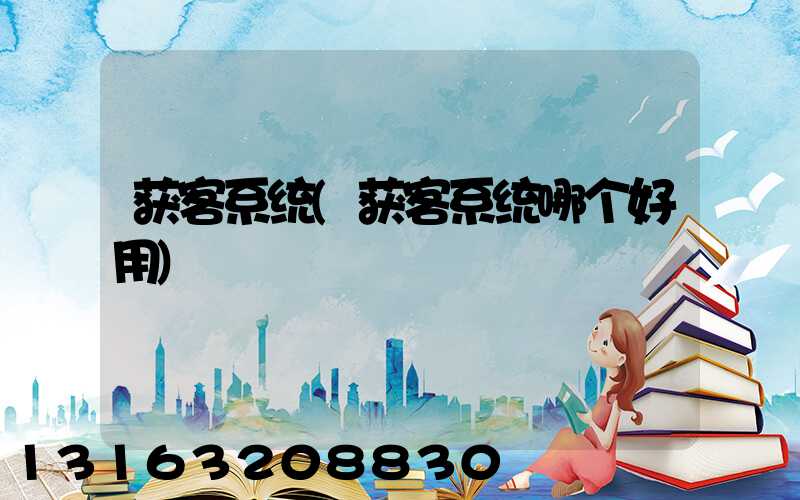 获客系统(获客系统哪个好用)