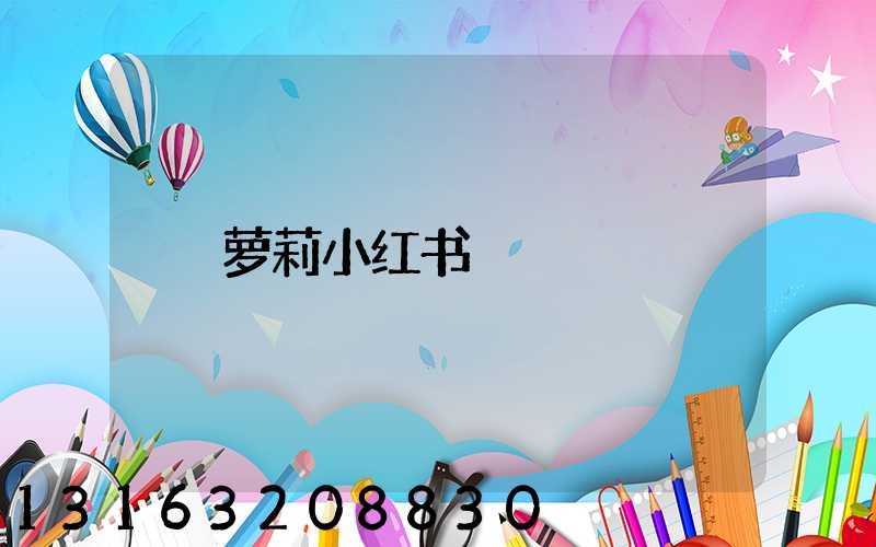 萝莉小红书