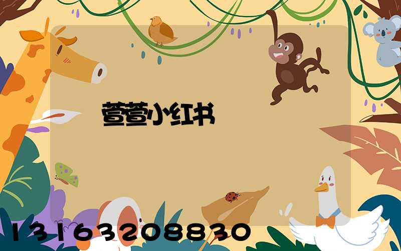 萱萱小红书