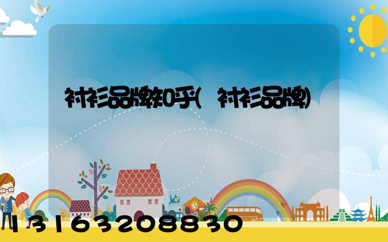 衬衫品牌知乎(衬衫品牌)