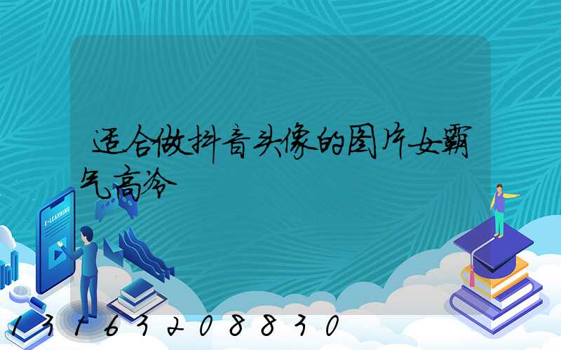 适合做抖音头像的图片女霸气高冷