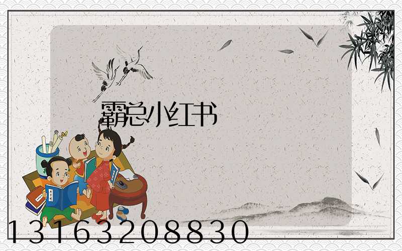 霸总小红书
